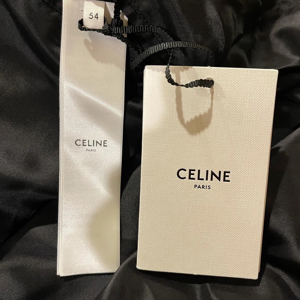 Celine x Hedi Slimane Black Velvet Teddy Varsity Jacket RARE - Picture 12 of 13